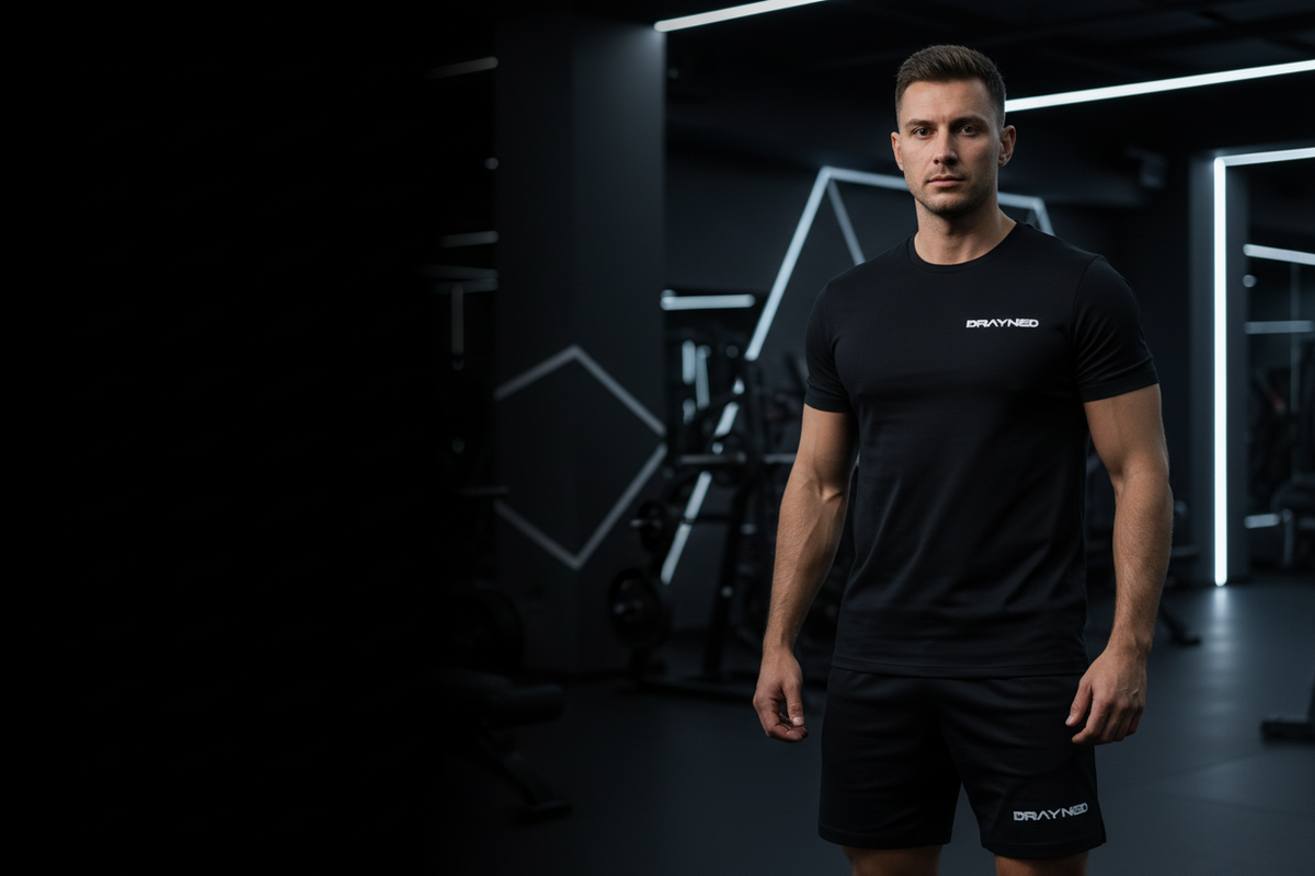 Drayned Gym Banner mit Logo